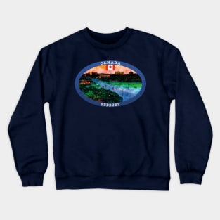 Sudbury Canada Travel Crewneck Sweatshirt